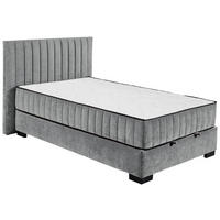 BOXBETT 120/200 cm  in Anthrazit  - Anthrazit/Schwarz, MODERN, Holzwerkstoff/Kunststoff (120/200cm) - MID.YOU