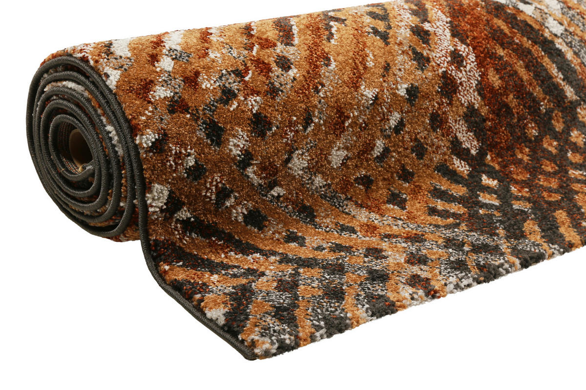 WEBTEPPICH 120/170 cm Vario Braun, Rostfarben  - Rostfarben/Braun, KONVENTIONELL, Textil (120/170cm) - Esprit