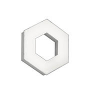 LED PLAFONJERA Solitaire  - bela, Trendi, plastika (38,7/6,0/33,5cm)