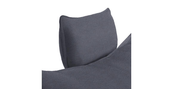 ECKSOFA in Mikrofaser Anthrazit 292/176 cm - Anthrazit/Schwarz, MODERN, Textil/Metall (292/176cm) - Carryhome