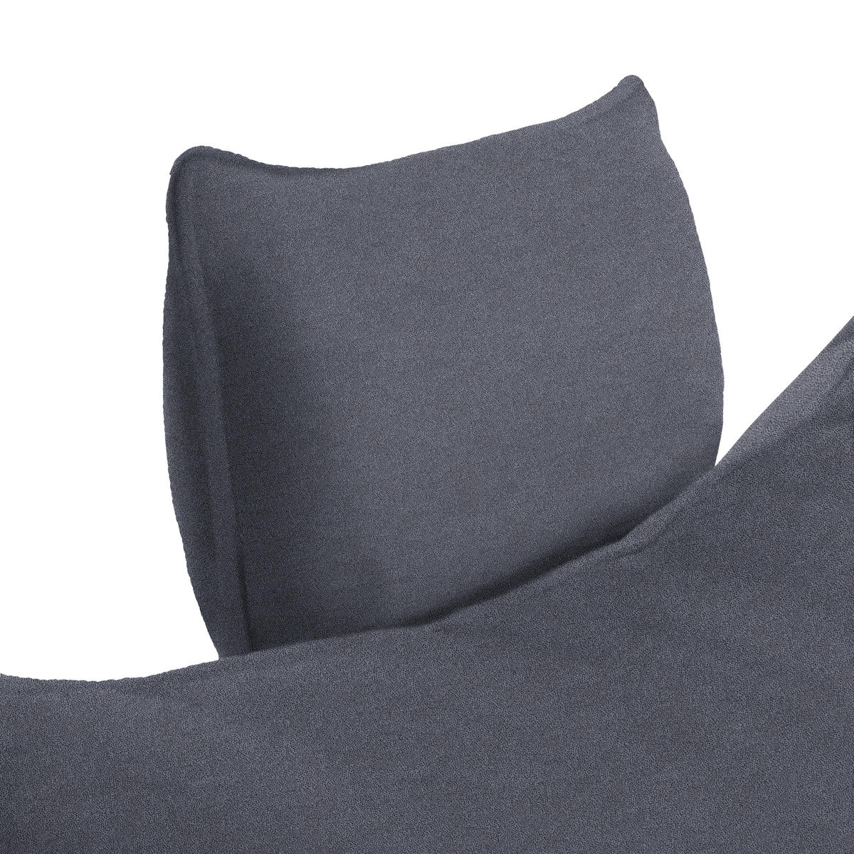 ECKSOFA PRATO Anthrazit Mikrofaser  - Anthrazit/Schwarz, MODERN, Textil/Metall (292/176cm) - MID.YOU