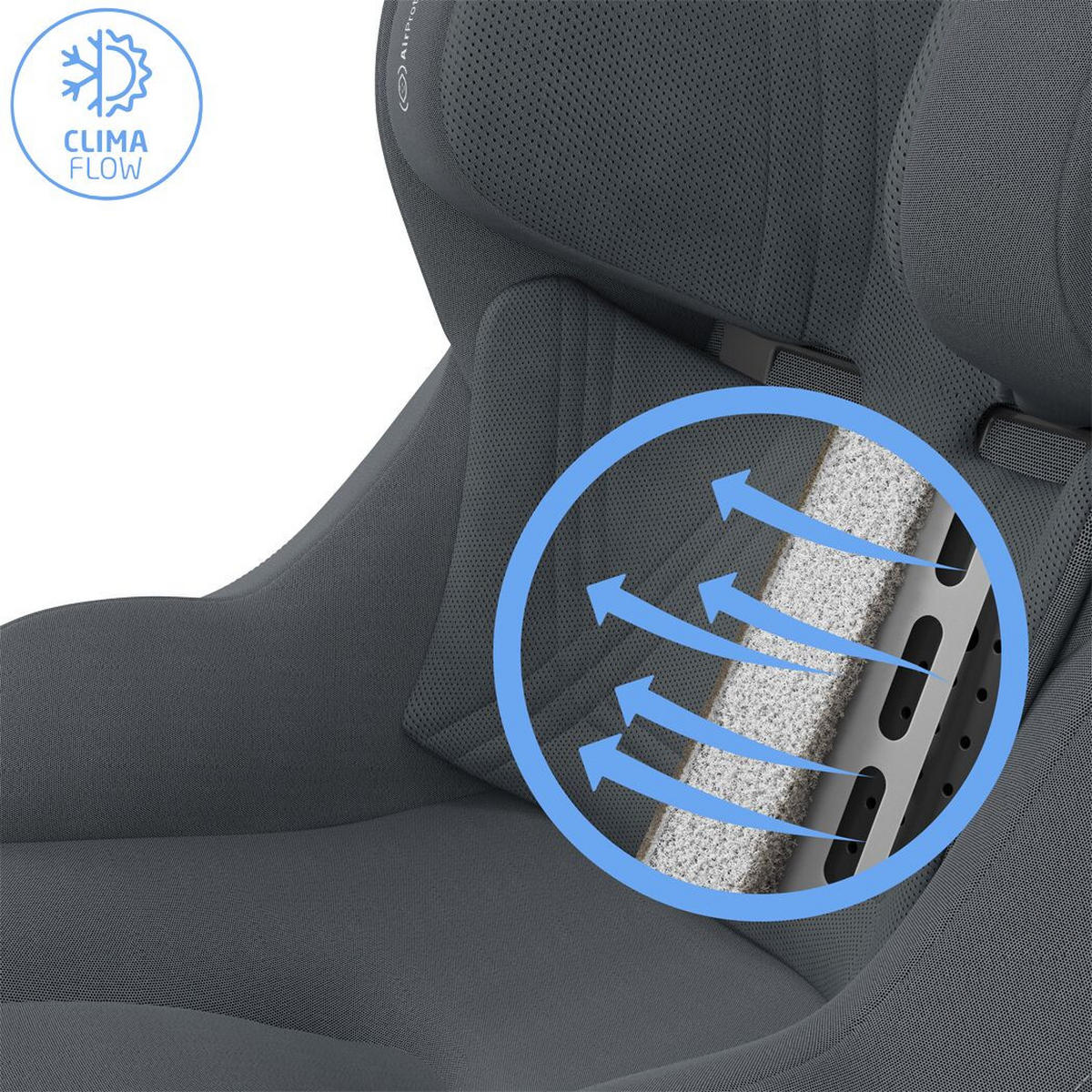 REBOARDER-KINDERSITZ Pearl Slide Pro  - Graphitfarben/Braun, Basics, Kunststoff/Textil (44/70,1/65,6cm) - Maxi-Cosi