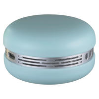 STIMMUNGSLEUCHTER Macaron 6,6/4 cm  - Blau, Design, Kunststoff (6,6/4cm) - Osram