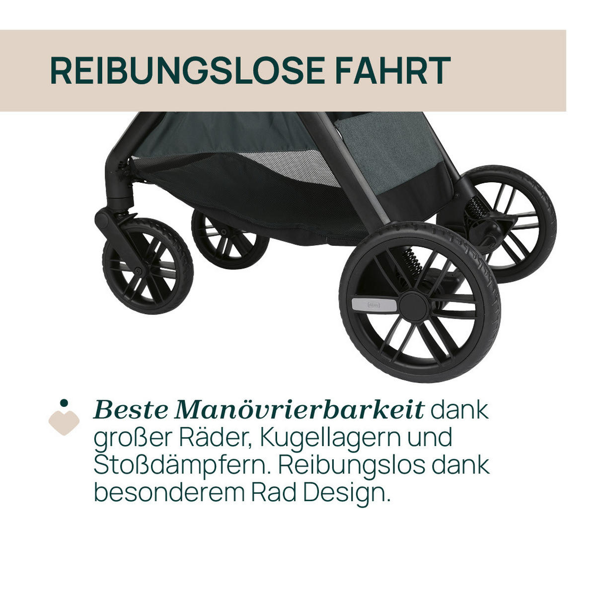 KINDERWAGEN Bellagio  - Grün, Basics, Textil/Metall (55/82/97-106cm) - Chicco