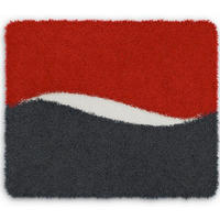 BADTEPPICH GELO Rot 50/60 cm  - Rot, Basics, Kunststoff/Textil (50/60cm) - Grund