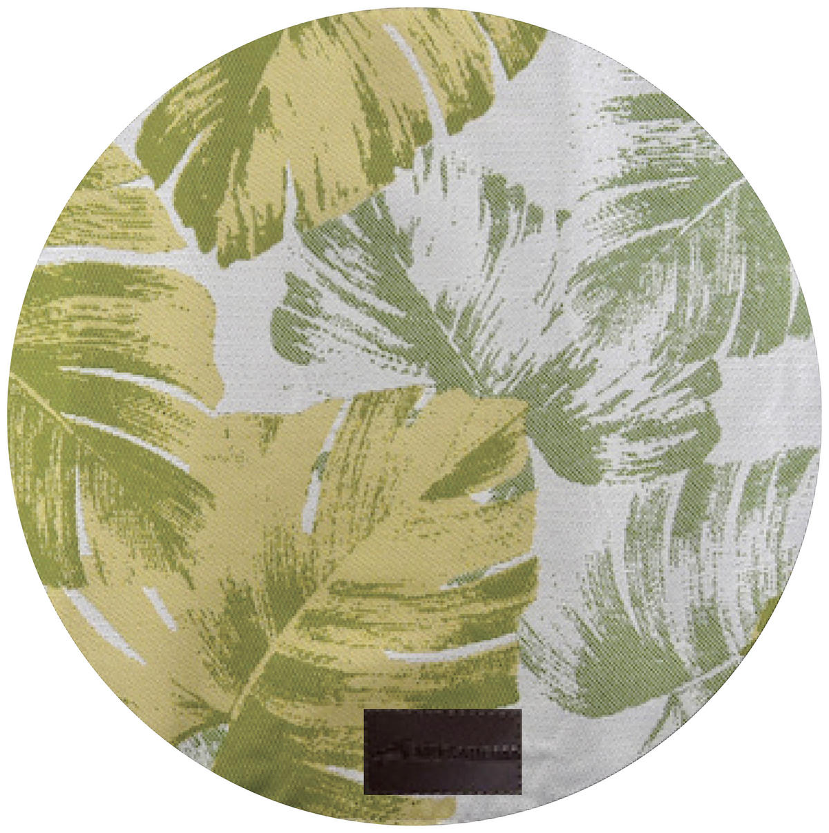 OUTDOORPOUF in  Uni  - Hellgrau, Basics, Textil (45/45cm)