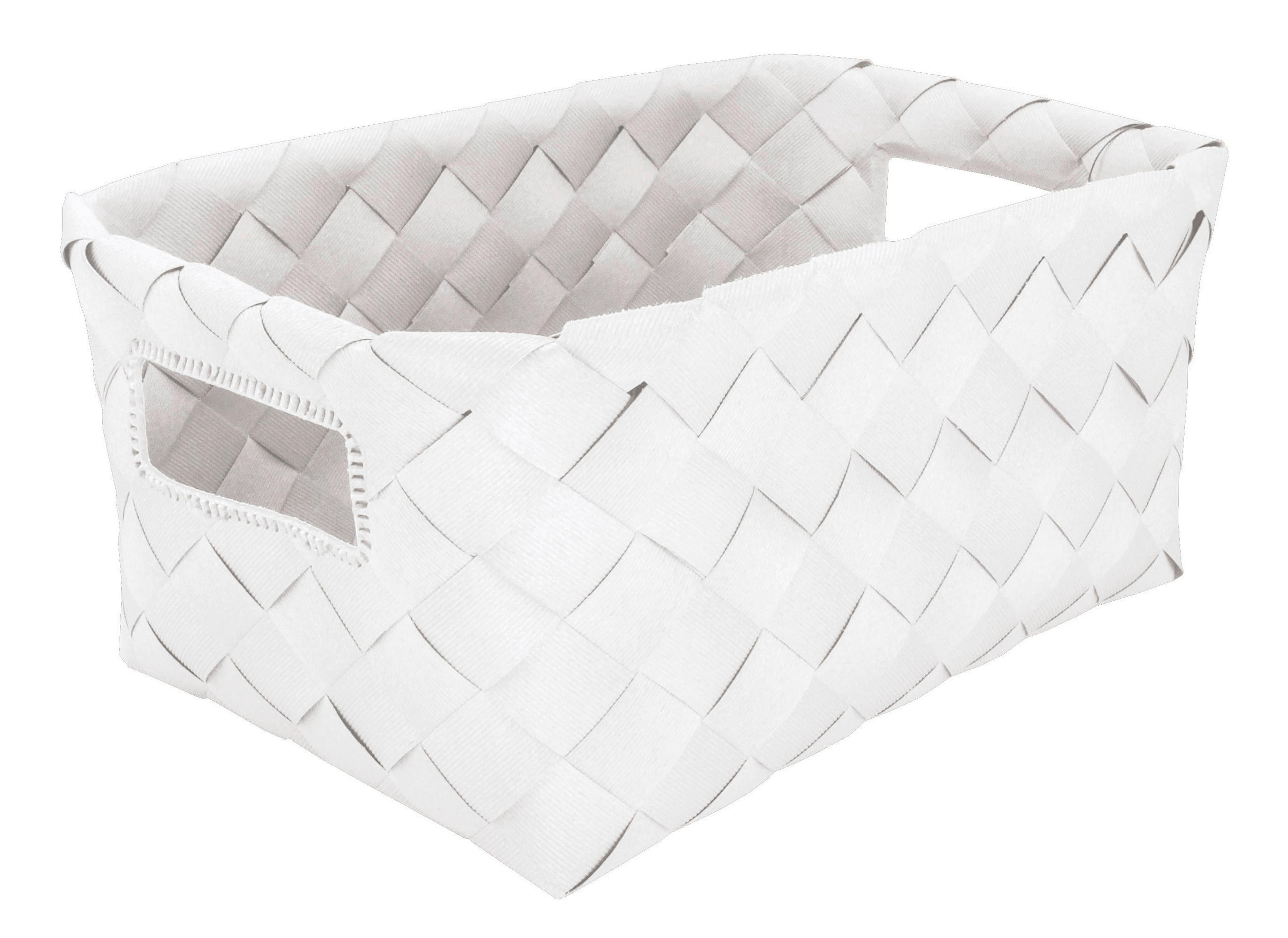 COȘULEȚ PENTRU DEPOZITARE    28/18,5/12 cm  - alb, Basics, plastic (28/18,5/12cm) - Kleine Wolke
