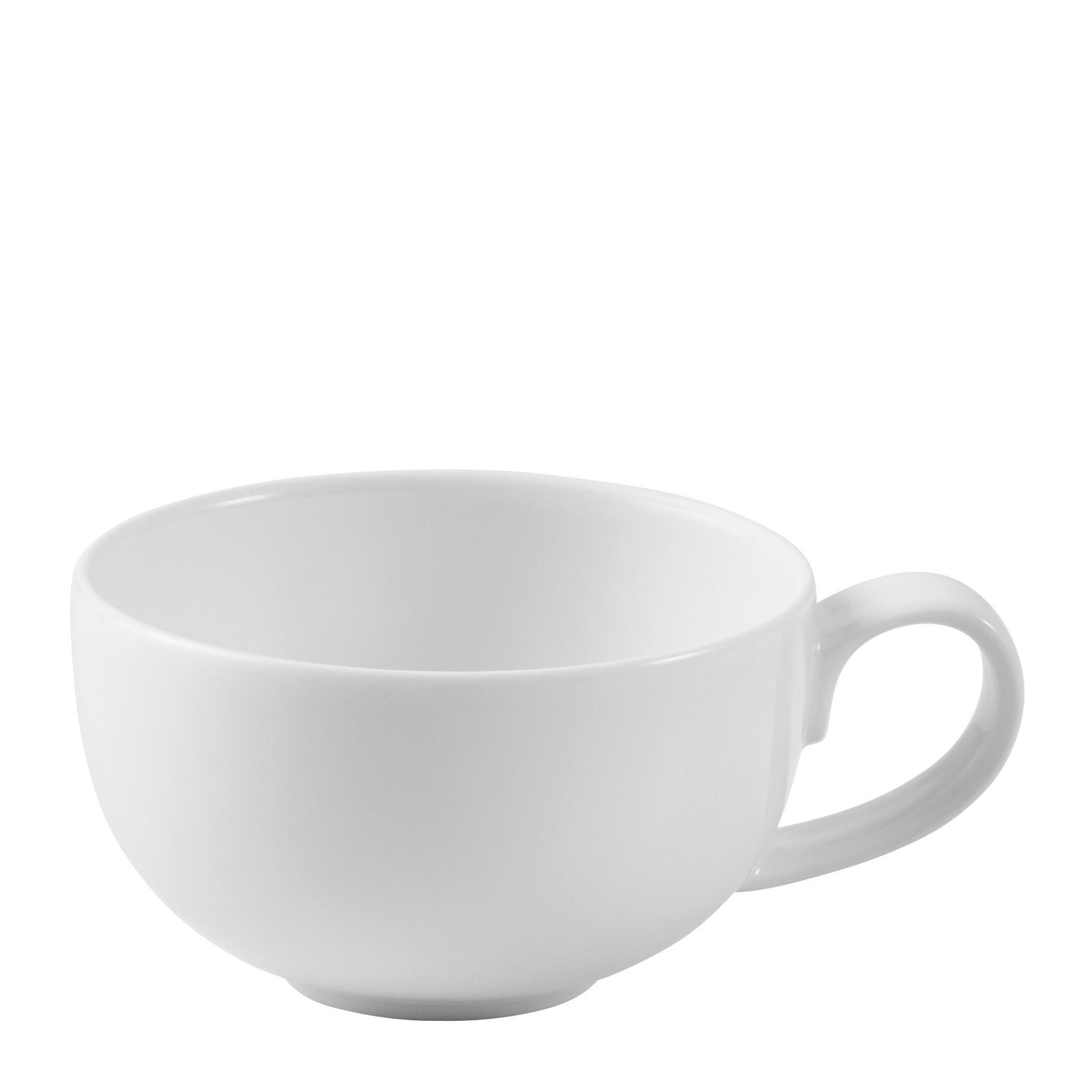 ŠÁLKA NA ČAJ kostný porcelán (bone china) - biela, Basics, keramika (10,5/5cm) - Novel