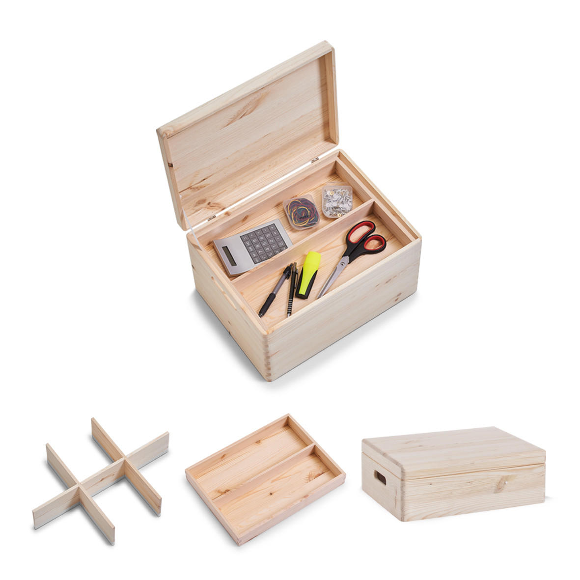 ORGANIZER  - Naturfarben, Basics, Holz (40/14/30cm) - Zeller Present