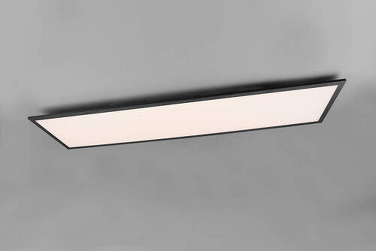 LED-DECKENLEUCHTE 33,5 W    119,5/29,5/5 cm  - Schwarz, Basics, Metall (119,5/29,5/5cm)