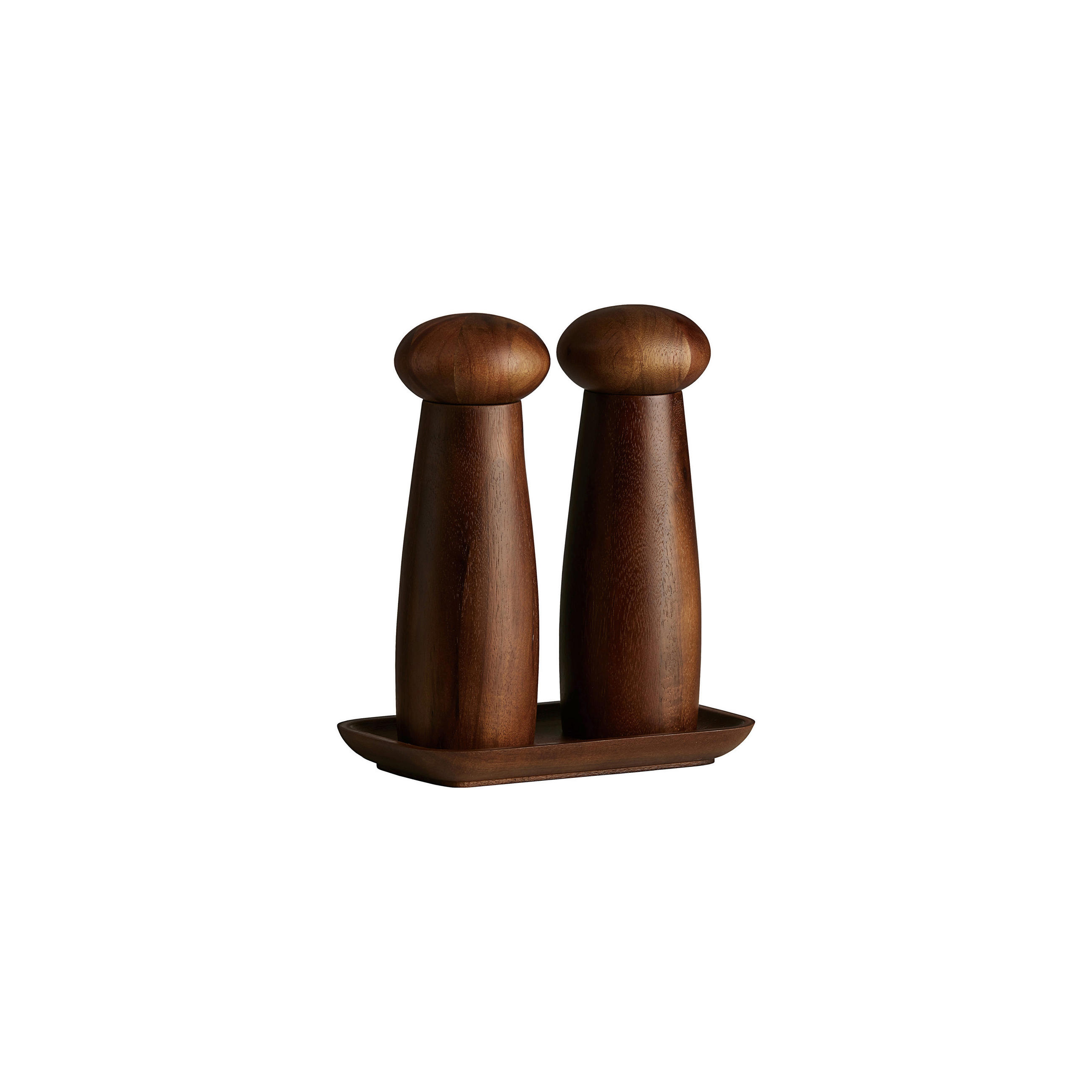 SALZ- UND PFEFFERMÜHLE - Eiche dunkel/Braun, Basics, Holz (18cm) - Aida