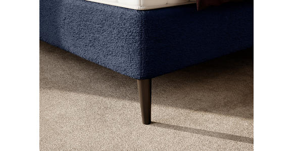 BOXSPRINGBETT 160/200 cm in Dunkelblau - Schwarz/Dunkelblau, Design, Holz/Holzwerkstoff (160/200cm) - Esposa