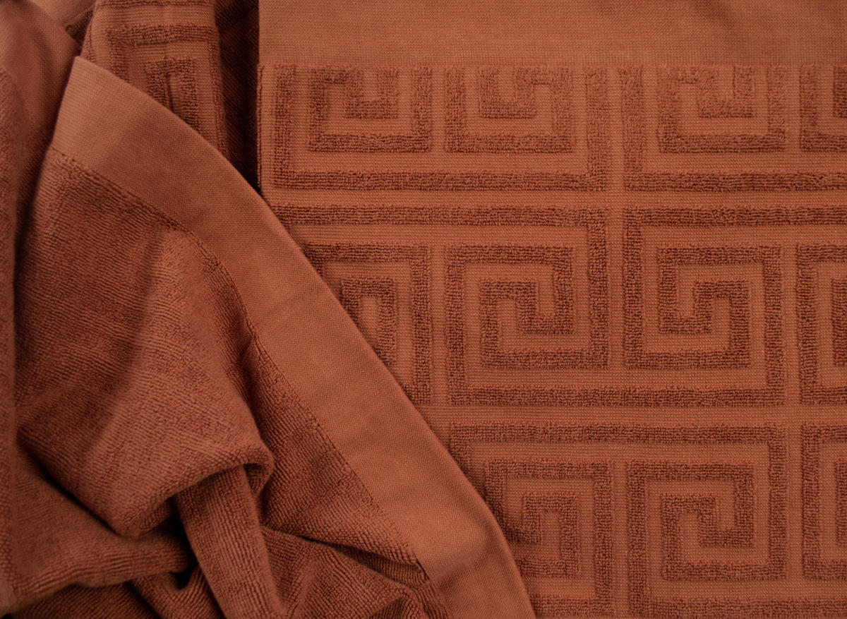 WOHNDECKE Water Leg 150/200 cm  - Rostfarben, KONVENTIONELL, Textil (150/200cm) - Zoeppritz