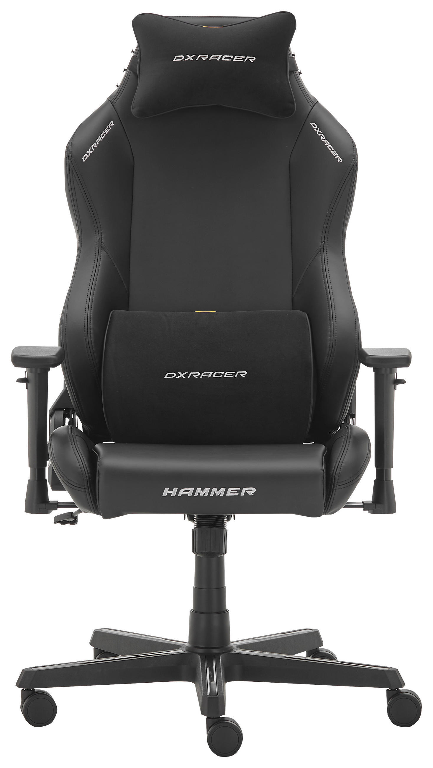 GAMINGSTUHL  in Lederlook Schwarz  - Schwarz, Design, Kunststoff/Textil (69/119/66cm) - Dxracer