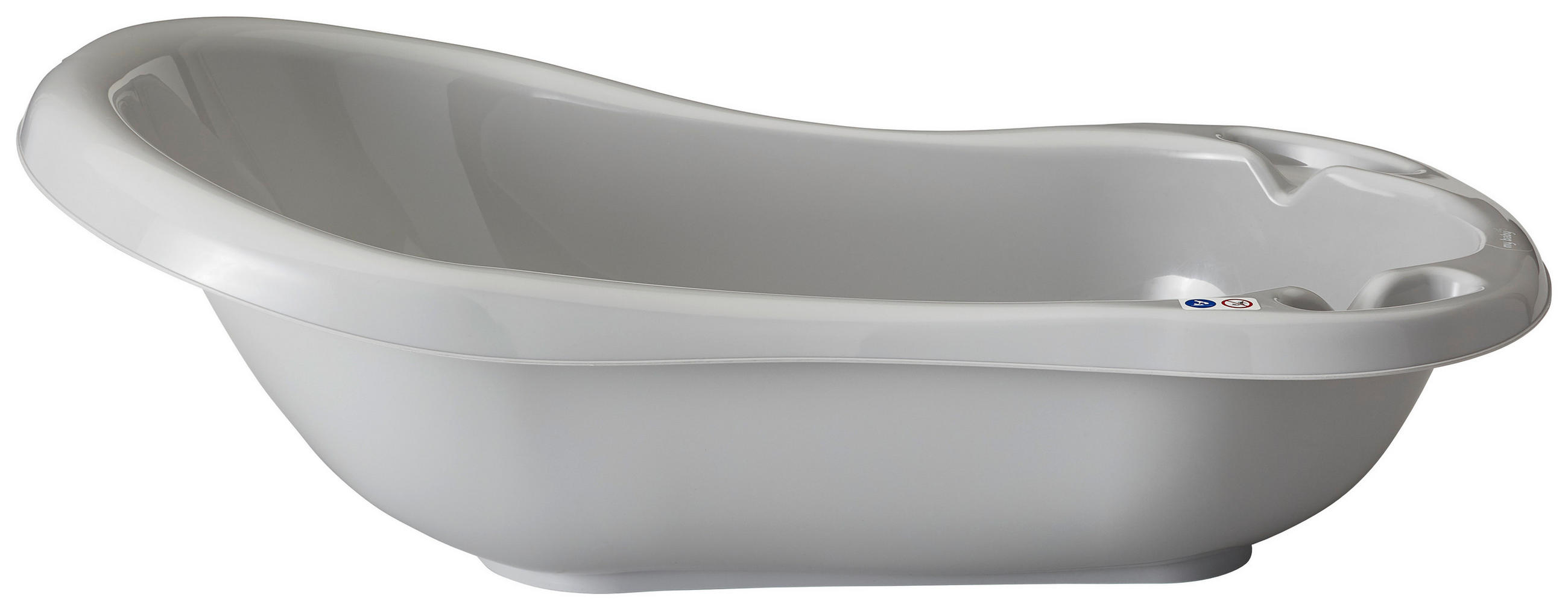 BABYBADEWANNE - Grau, Basics, Kunststoff (84/45/28cm) - My Baby Lou