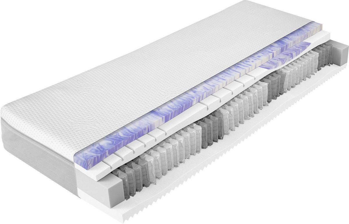 POSTELJA BOXSPRING 180 cm   x 200 cm  , usnje črna  - barve kroma/črna, Design, usnje (180/200cm) - Dieter Knoll