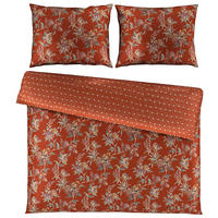 OBOJSTRANNÁ POSTEĽNÁ BIELIZEŇ, satén, hrdzavá, 140/200 cm - hrdzavá, Konventionell, textil (140/200cm) - Esposa