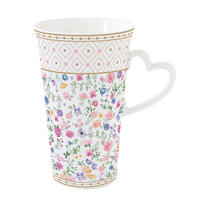 POHÁR  - világoskék/világos rózsaszín, Basics, kerámia (0.60l)