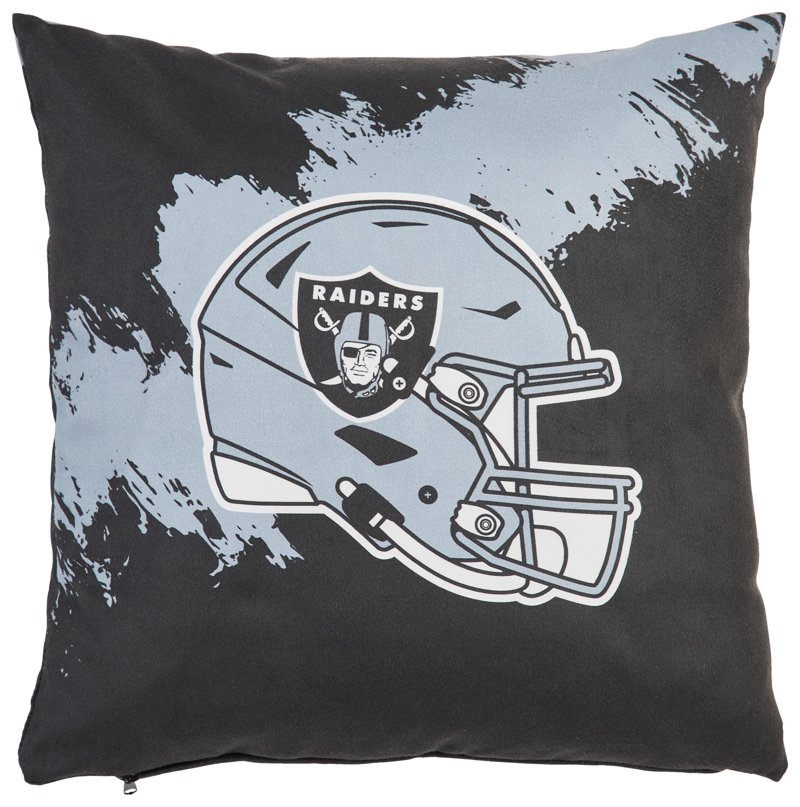KISSENHÜLLE NFL Las Vegas Raiders 40/40 cm  - Schwarz, LIFESTYLE, Textil (40/40cm)