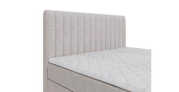 BOXBETT 140/200 cm  in Beige  - Beige/Schwarz, Basics, Kunststoff/Textil (140/200cm) - Carryhome