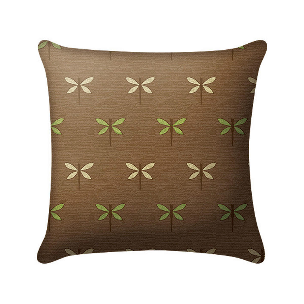 OUTDOOR-KISSEN in Braun Schmetterling 45/45 cm  - Braun, Basics, Textil (45/45cm)