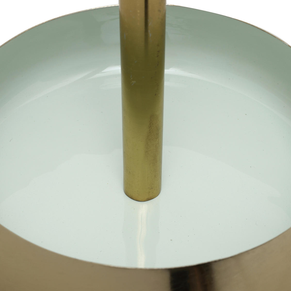 ETAGERE 3-stöckig - Salbeigrün/Goldfarben, Trend, Metall (33/63cm) - Kayoom