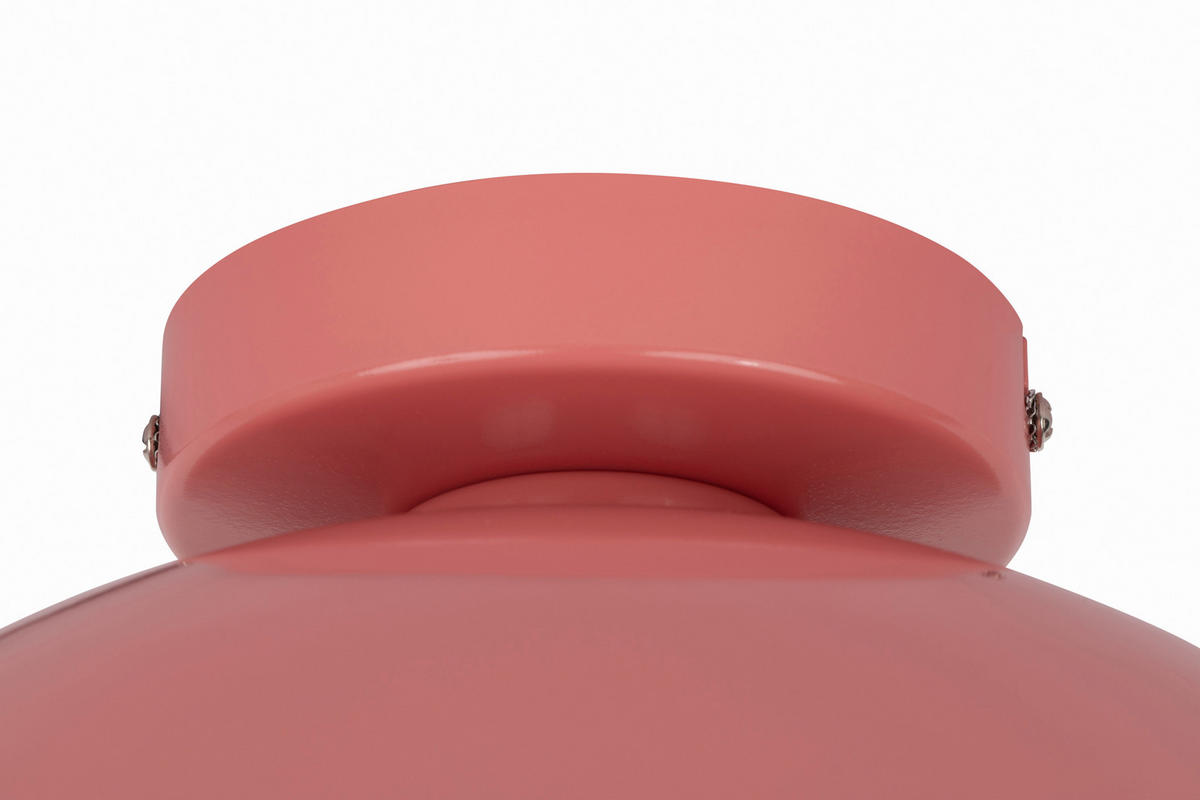 DECKENLEUCHTE  30/15 cm    - Rosa, Design, Kunststoff/Metall (30/15cm) - Collet's Monde