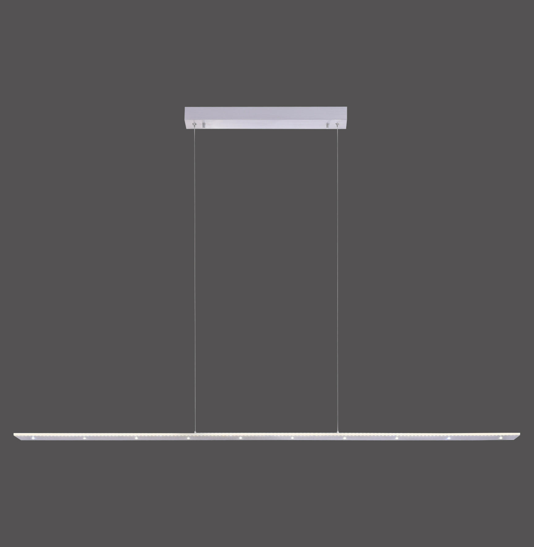 Thumbnail - Led-Hängeleuchte Pure-Cosmo, Alu, Metall, Kunststoff, Uni,Uni, länglich,länglich, 8x200x140 cm, getrennt schaltbar, Farb...