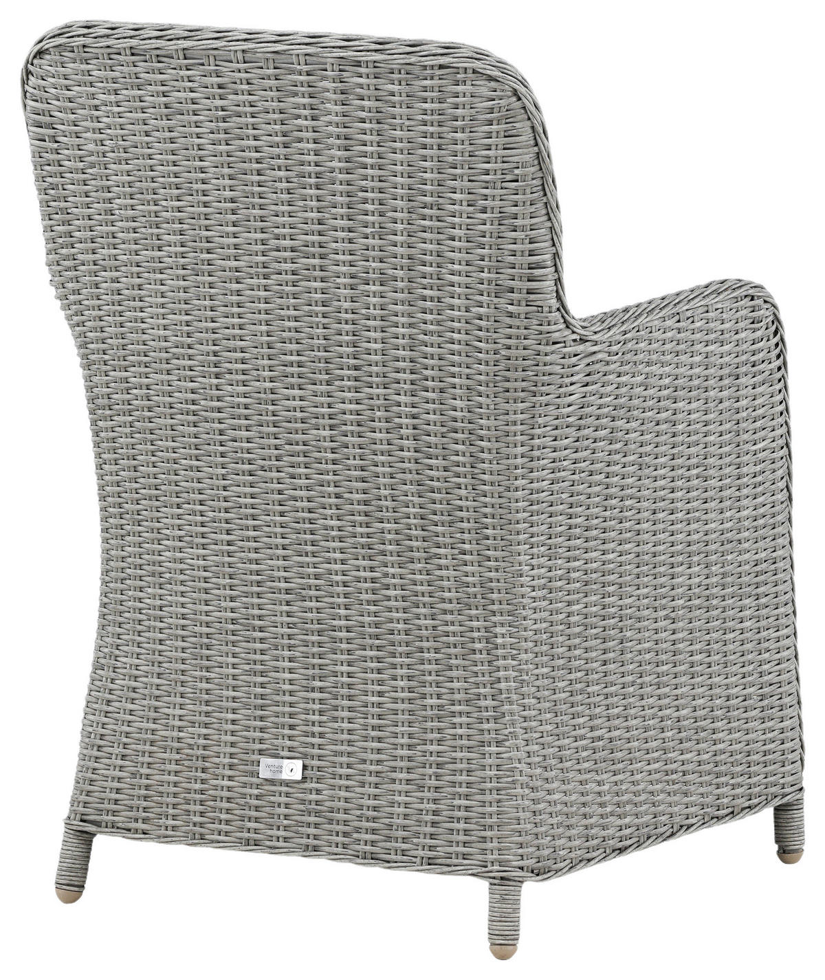GARTENSTUHL-SET Stahl Grau  - Grau, KONVENTIONELL, Kunststoff/Textil (62/94,5/65cm) - Gardenson