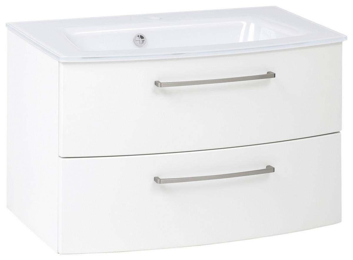 BADEZIMMER  in 80 cm  - Weiss, Konventionell, Holzwerkstoff (80cm) - Held