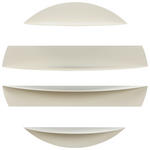 WANDREGAL  - Kaschmir, Basics, Metall (76/76/18.5cm) - Xora