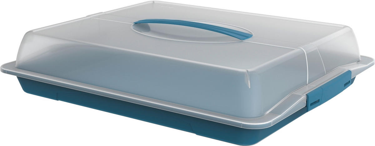 PARTYBUTLER - Blau/Transparent, Basics, Kunststoff (47,5/39/9,8cm) - Rotho