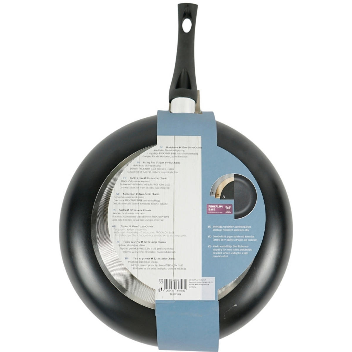 TIGANJ ZA PEČENJE  24 cm        - crna, Osnovno, metal (24cm)