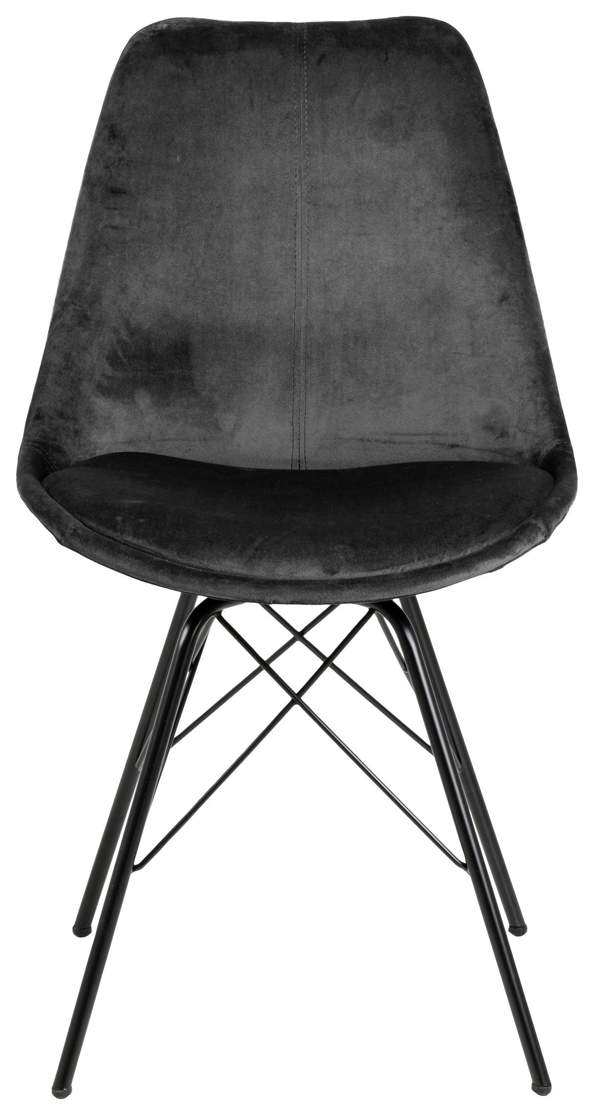 STOLIČKA, 48,5/85,5/54 cm - čierna/tmavosivá, Trend, kov/textil (48,5/85,5/54cm) - Carryhome