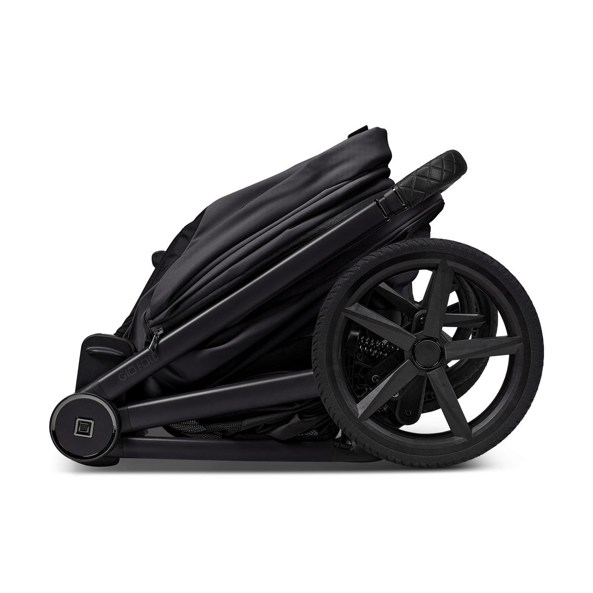 KINDERWAGENSET  GIO FOLD ETPU SET  onyx  - Schwarz, Basics, Textil/Metall (120/58/92cm) - Moon Edition