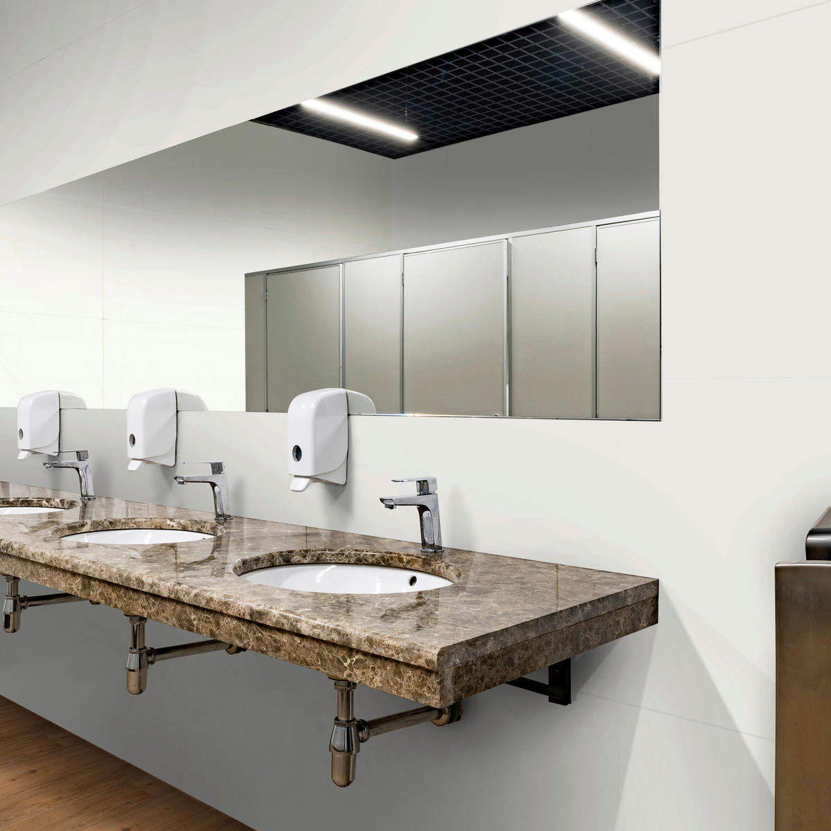 Vinyl für die Wand  - Weiß Hochglanz, MODERN, Kunststoff (60/30cm)