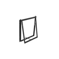 SEITENFENSTERRAHMEN - Schwarz, Basics, Metall (70,8/86,2cm)