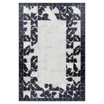 FLACHWEBETEPPICH 160/230 cm Fiesta Creme, Schwarz  - Creme/Schwarz, Design, Leder/Textil (160/230cm) - Novel