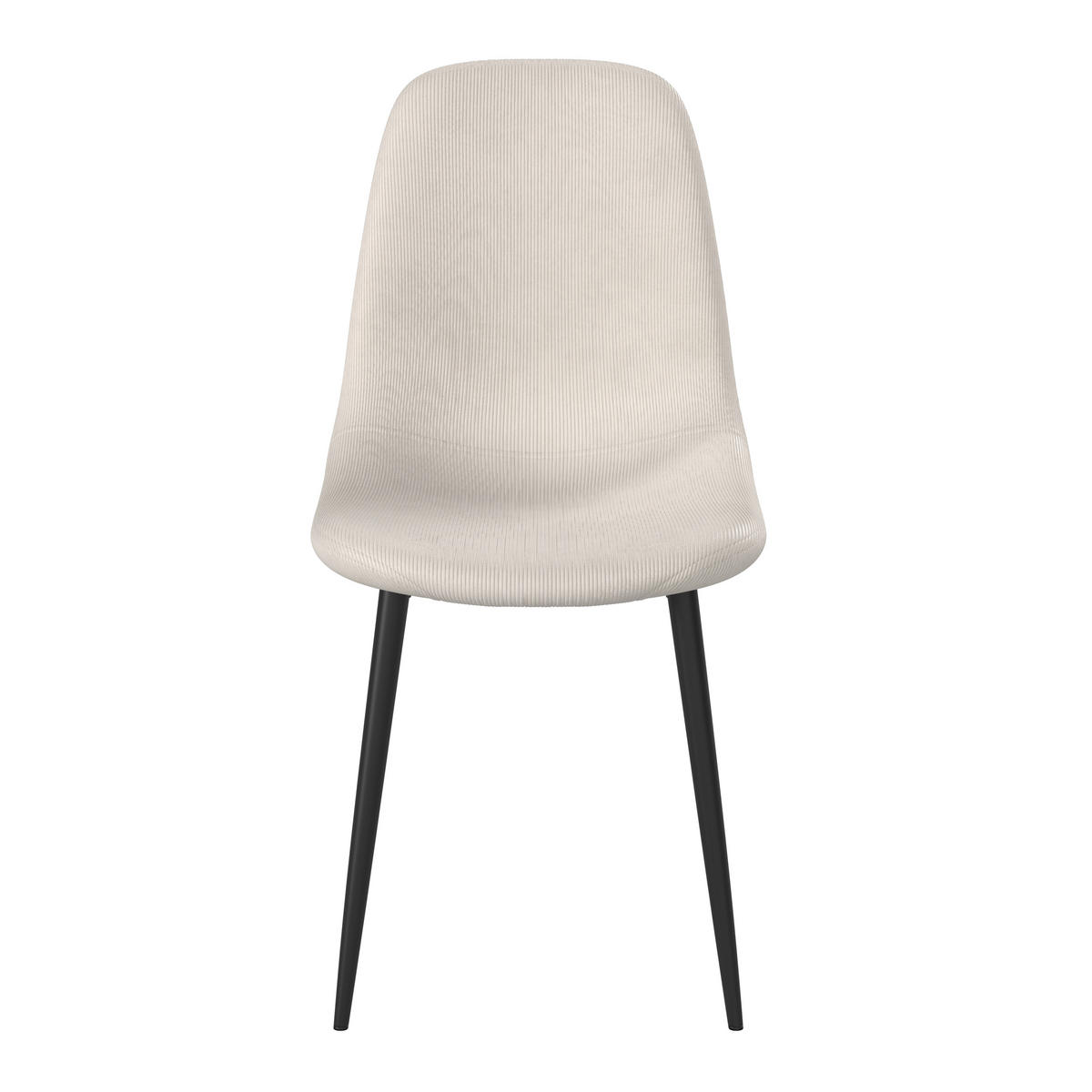 STUHL  in Stahl Cord Metall, Textil  - Beige/Schwarz, Design, Textil/Metall (44/86/53cm) - P & B