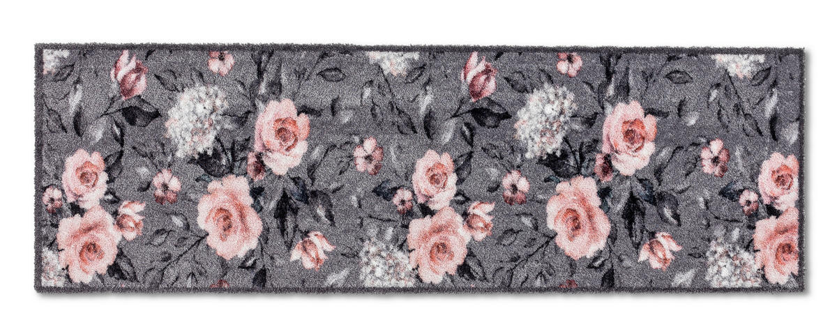DVEŘNÍ ROHOŽKA, 50/150 cm - šedá/bílá, Trend, textil (50/150cm) - Esposa