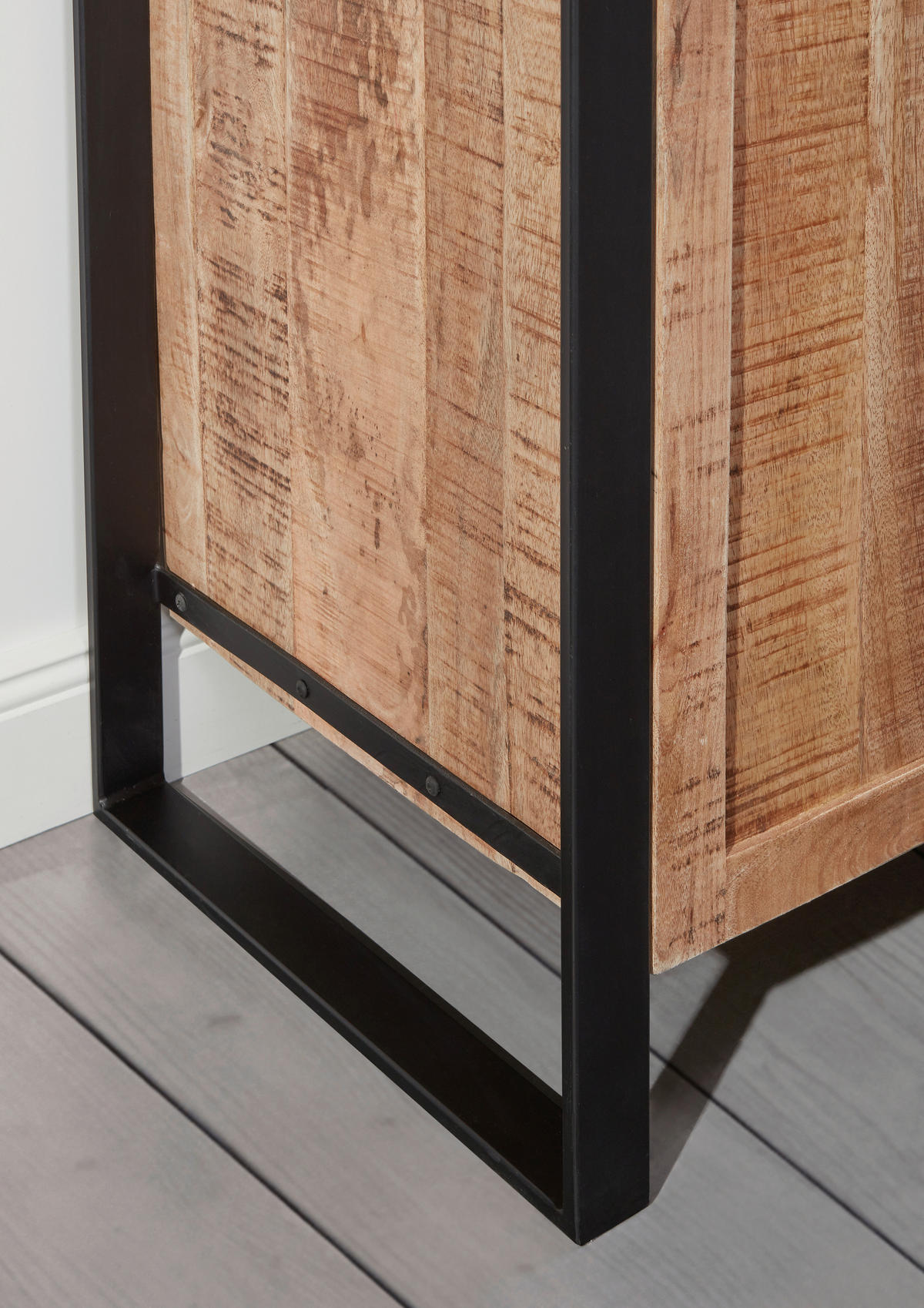LOWBOARD  in 165/50/43 cm  - Schwarz/Braun, Design, Holz/Holzwerkstoff (165/50/43cm) - Landscape