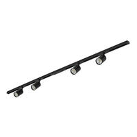 SCHIENENSYSTEM 120/5,5/14 cm  - Schwarz, Trend, Kunststoff/Metall (120/5,5/14cm) - Collett's Monde