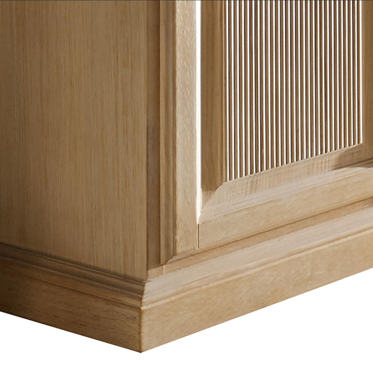 WOHNWAND 4-teilig  in Beige  340/217/47 cm  - Beige, Design, Holz (340/217/47cm) - Livetastic