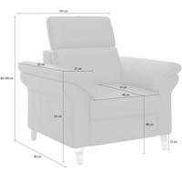 KRESLO, koža, svetlosivá - svetlosivá/chrómová, Basics, kov/koža (101/84/93cm) - Sit & More