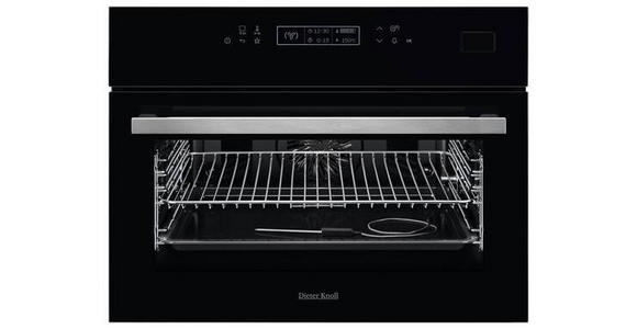 DAMPFBACKOFEN DKK78904BK - Basics, Glas/Metall (59,5/45,5/56,7cm) - Dieter Knoll