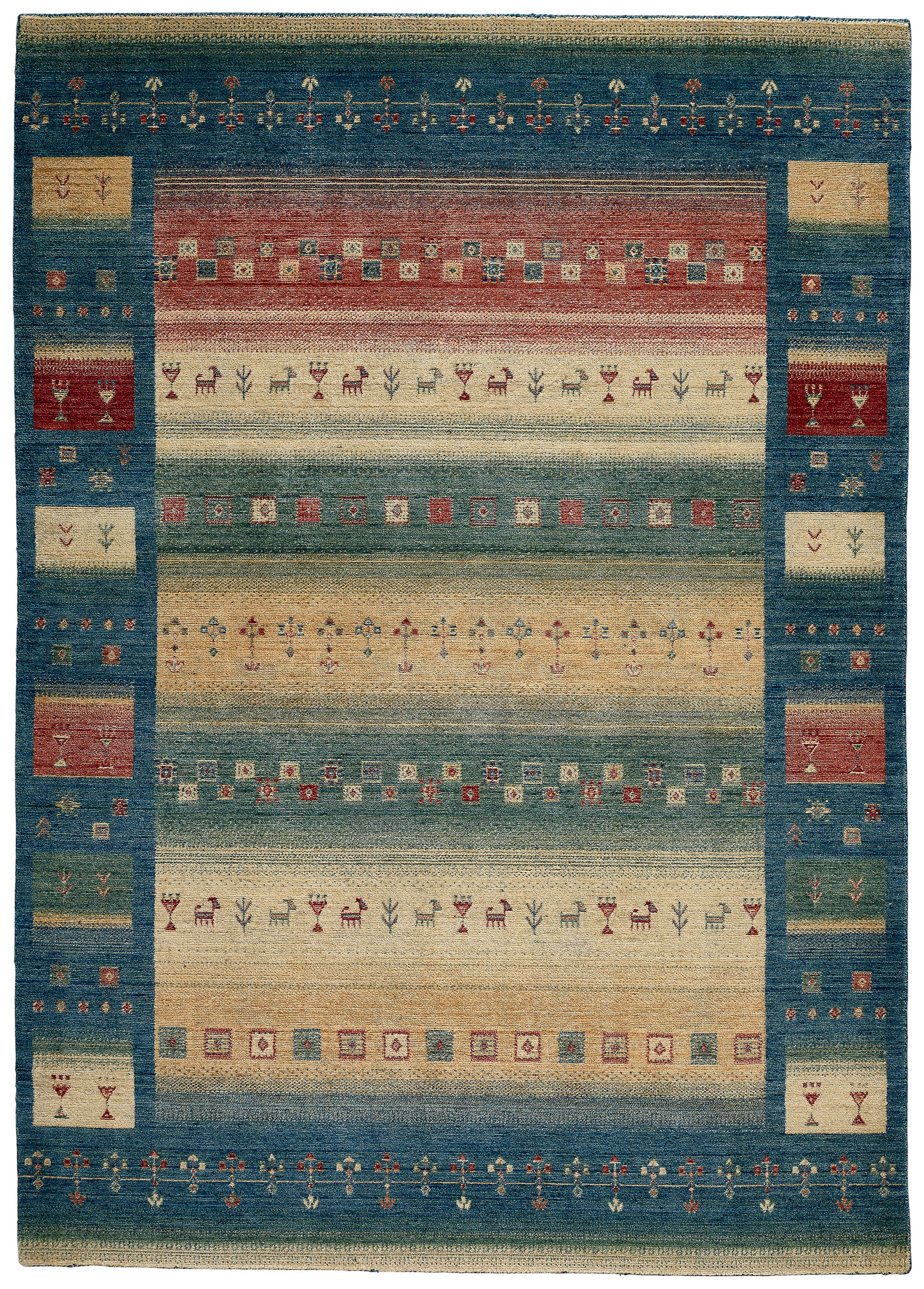 ORIENTTEPPICH 250/350 cm Blau  - Blau, Design, Textil (250/350cm) - Cazaris