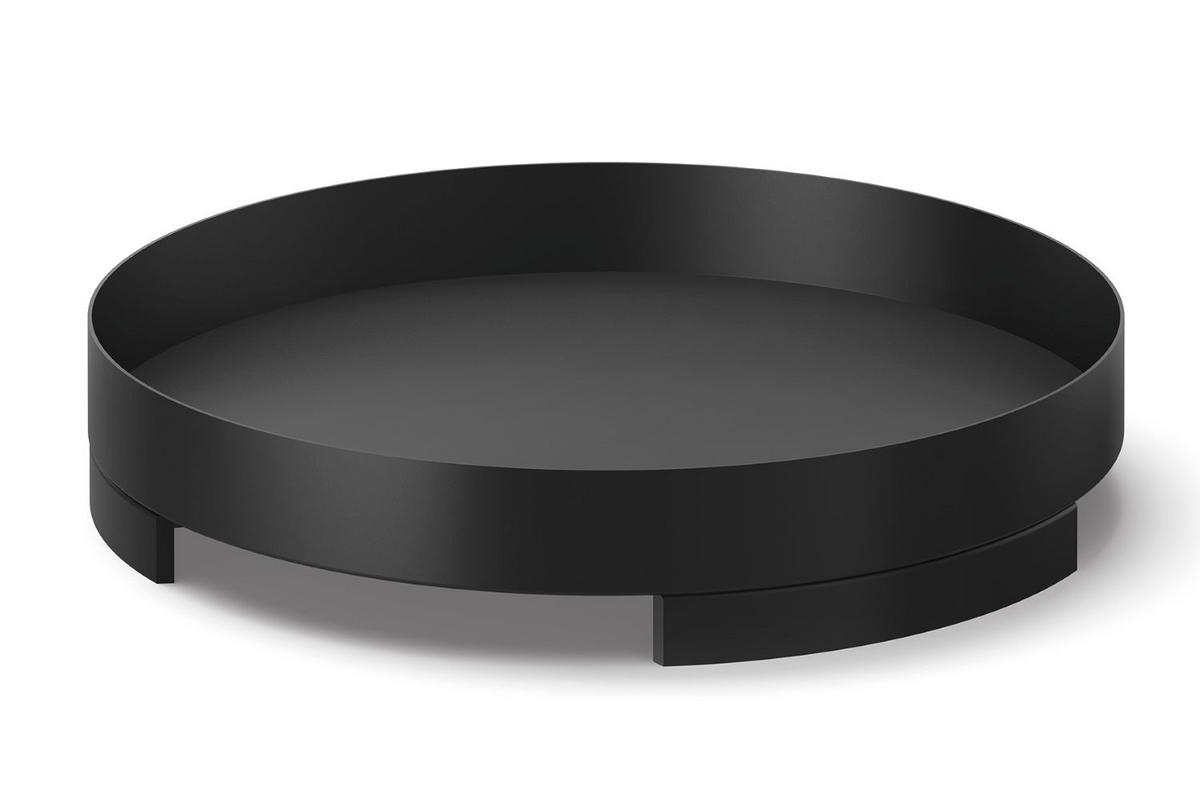 TABLETT Metall, Kunststoff  - Schwarz, KONVENTIONELL, Kunststoff/Metall (30/5,5cm) - Zack
