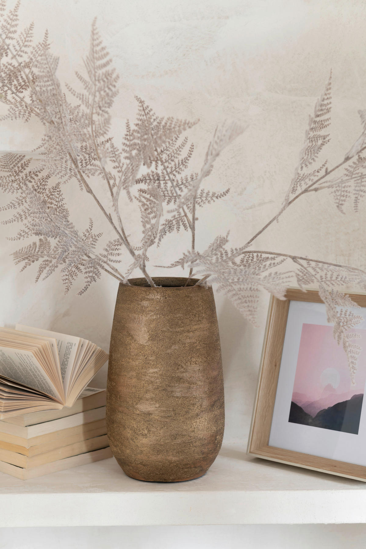 DEKOVASE  - Goldfarben, Basics, Keramik (18/18/31cm) - Ambia Home