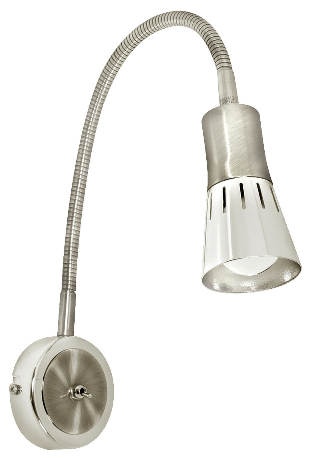 XXXLutz Wandleuchte Silber 24x8x31 cm
