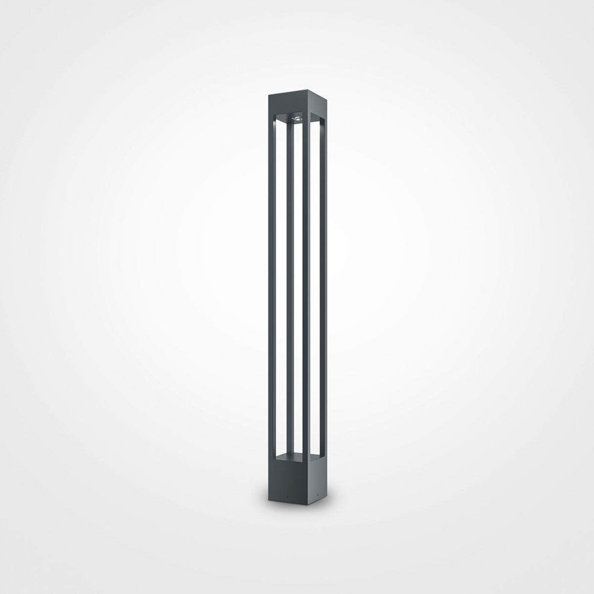 WEGELEUCHTE - Graphitfarben, Basics, Metall (11/11/100cm) - MAYTONI